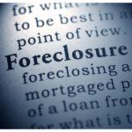 Foreclosure definition on a page