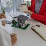 Signing a property loan and sale agreement